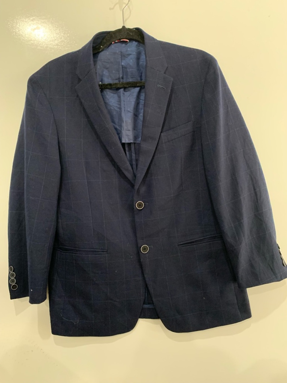 Tommy Hilfiger MENS blazer wool and polyester size 38S like new